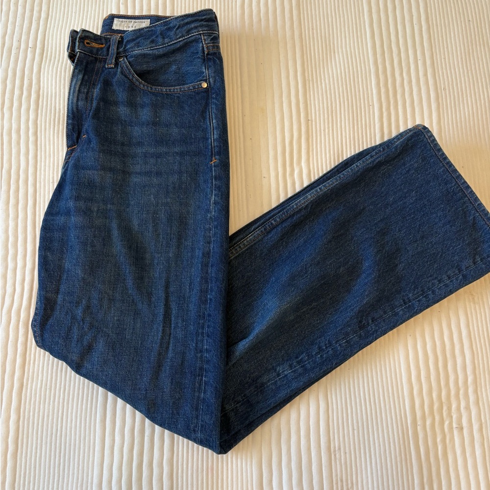 Tiger of Sweden Dark Blue Straight Jeans